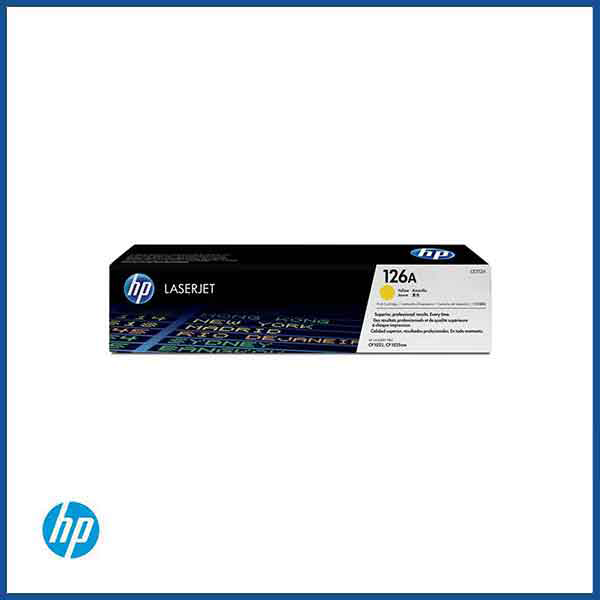 HP 126A Yellow Toner Cartridge (CE312A) 